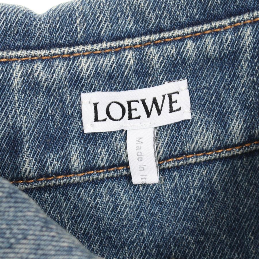 Ｋ　LOEWE ロエベ　アナグラム　レザーロゴパッチ　オーバーサイズシャツ LOEWE（ロエベ） シャツ Anagram Logo Shirts H526Y05X46 メンズ 長袖