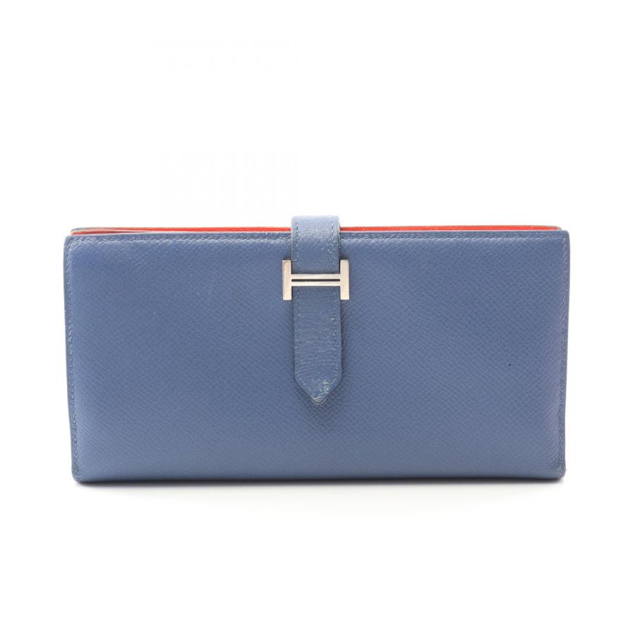 HERMES エルメス ベアンスフレ 長財布 ブルー レディース 【公式通販】