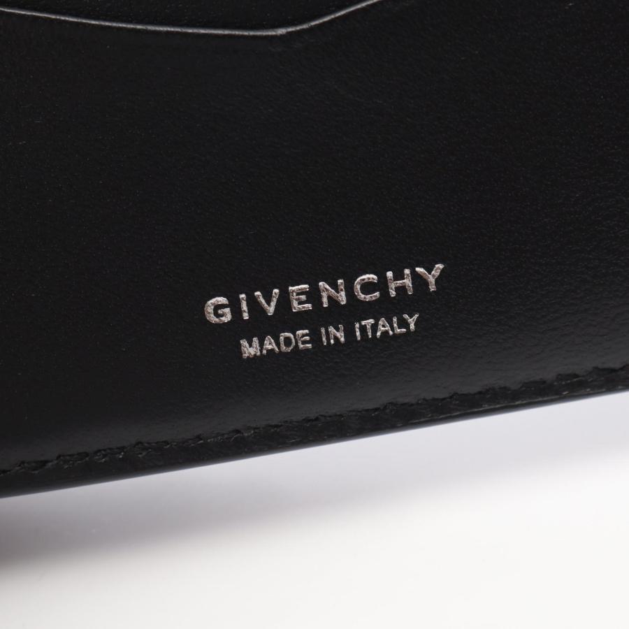 ジバンシィ 4G ブランドオフ GIVENCHY レザー 二つ折り財布 中古
