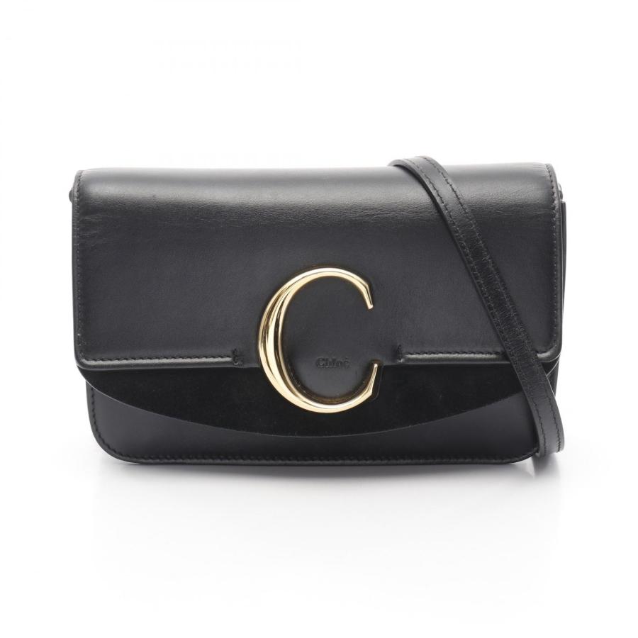 Chloe（クロエ） Cチェーン ブランドオフ レザー ショルダーバッグ 