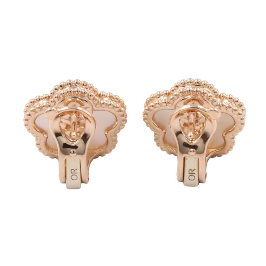 Van Cleef & Arpels ラッキースプリングピアスPG ヴァンクリーフ＆アーペル ラッキースプリング プラムブロッサム