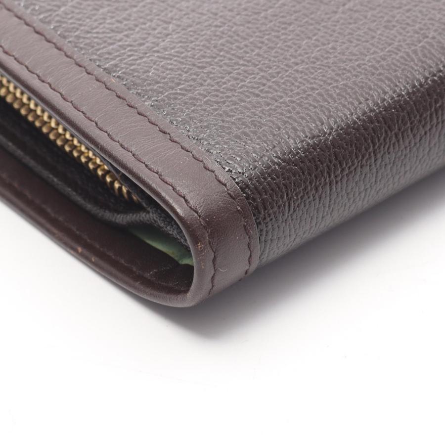 BVLGARI ブルガリ ドッピオトンド ブランドオフ レザー 二つ折り長財布  