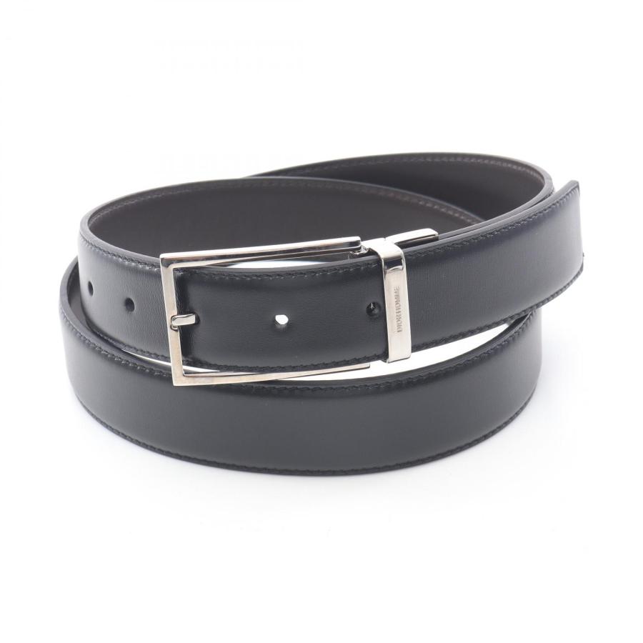 Dior ブラックレザーベルト ディオール ブランドオフ Dior レザー ベルト 中古 メンズ : Mike