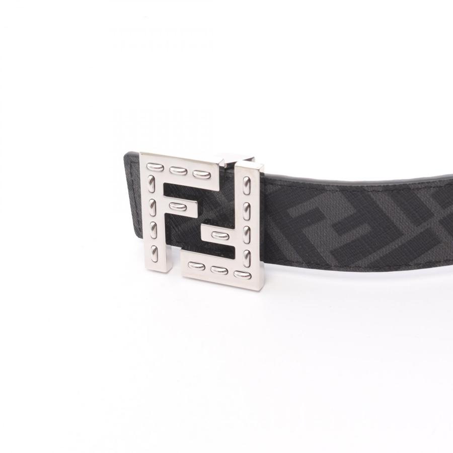 フェンディ FFスクエア ブランドオフ FENDI レザー ベルト レザー メンズの画像