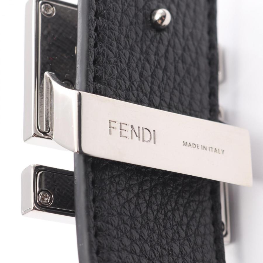 フェンディ FFスクエア ブランドオフ FENDI レザー ベルト レザー メンズの画像