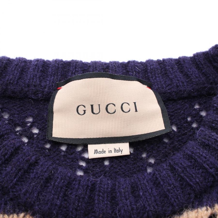 グッチ GG柄 ブランドオフ GUCCI ウール ニット 中古 メンズ_2
