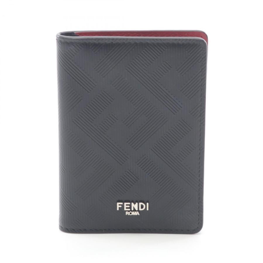 FENDI（フェンディ） シャドー ブランドオフ レザー カードケース