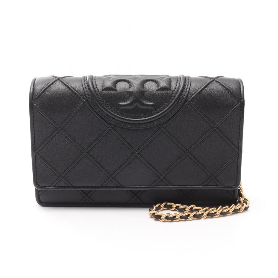 TORY BURCH（トリーバーチ） エンボスロゴ ブランドオフ レザー 