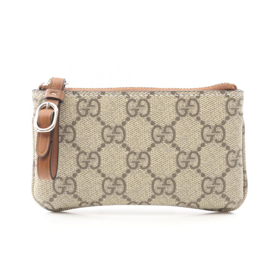 GUCCI（グッチ） GGエンブレム キーポーチ ブランドオフ レザー コイン