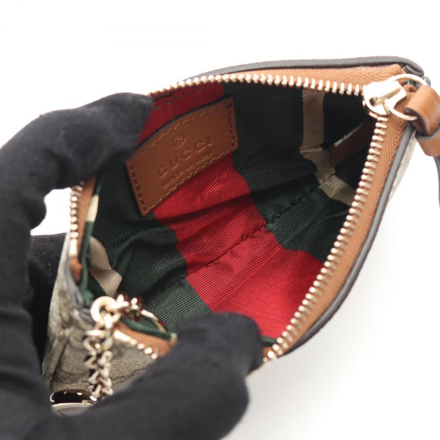 GUCCI（グッチ） GGエンブレム キーポーチ ブランドオフ レザー コイン