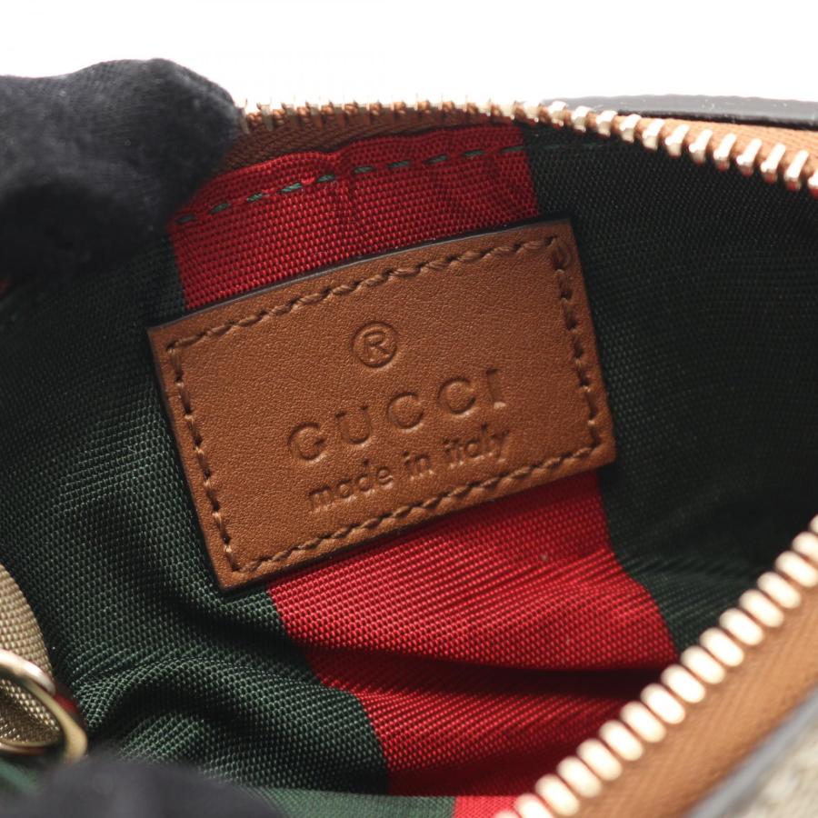 GUCCI（グッチ） GGエンブレム キーポーチ ブランドオフ レザー コイン