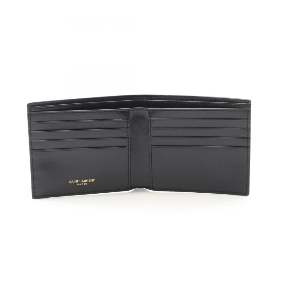 サンローランパリ タイニー カサンドラ ブランドオフ SAINT LAURENT PARIS レザー 二つ折り財布 レザー メンズの画像