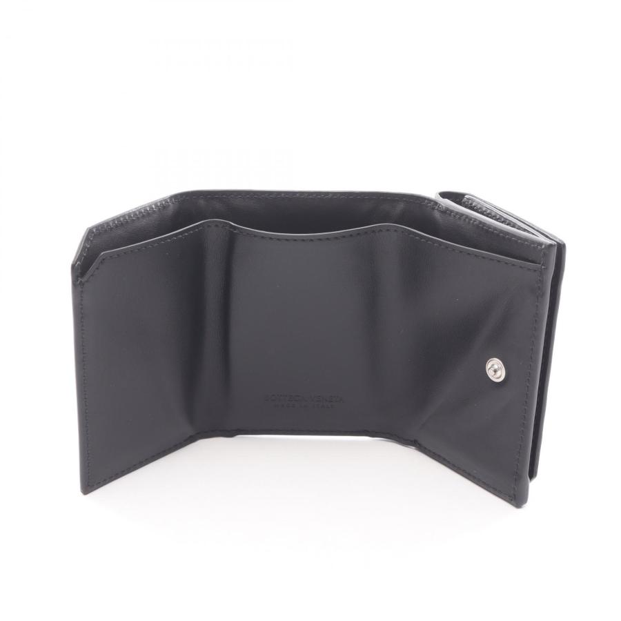 BOTTEGA VENETA ボッテガヴェネタ/イントレチャート/3つ折り財布/ブラック/ダークグレー/515385VO0B2/Aランク/64【中古】 ボッテガヴェネタ イントレチャート ブランドオフ BOTTEGA VENETA