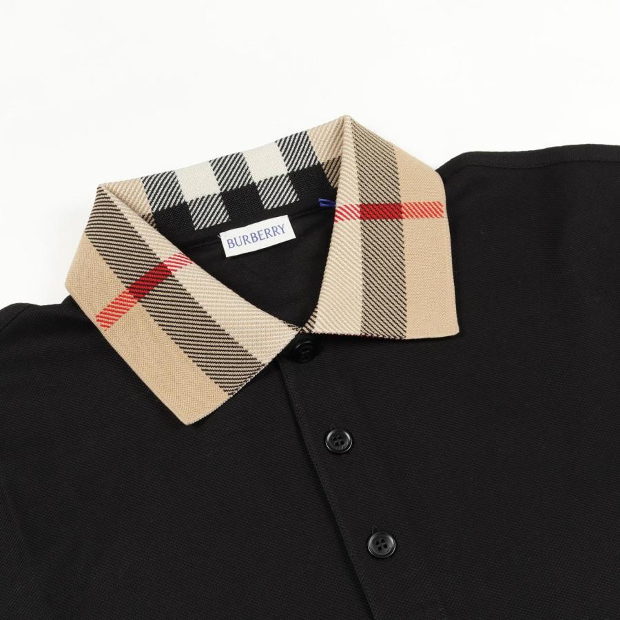 バーバリー 襟チェック ブランドオフ BURBERRY コットン ポロシャツ コットン メンズの画像