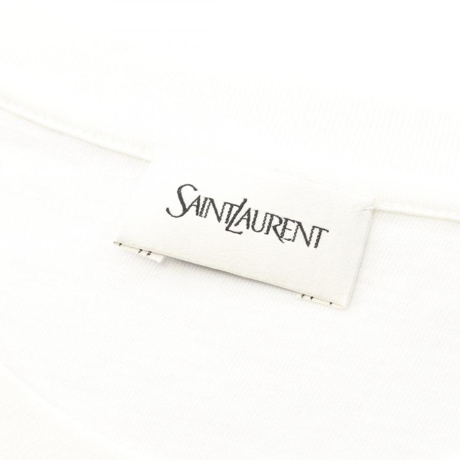 SAINT LAURENT - 美品 サンローラン 半袖Tシャツ リバースロゴ レディース M サンローランパリ リバースロゴ ブランドオフ SAINT LAURENT PARIS