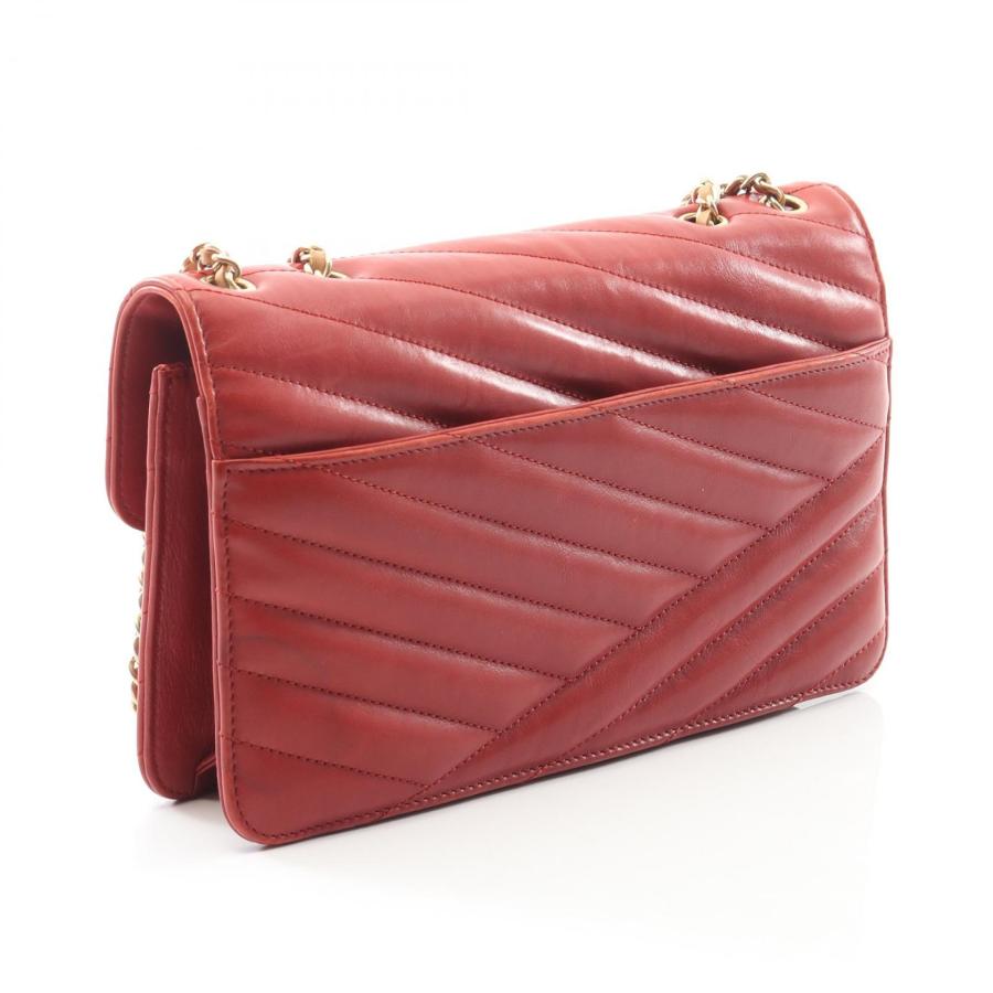シャネル CHANEL バイアスステッチ ショルダーバッグ バッグ ラムスキン（羊革） レディース ブラック系 【中古】 CHANEL（シャネル） バイアスステッチ ブランドオフ ラムスキン（羊革