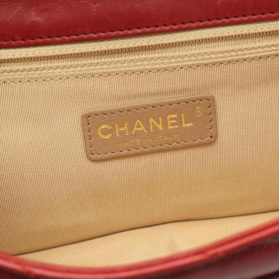シャネル CHANEL バイアスステッチ ショルダーバッグ バッグ ラムスキン（羊革） レディース ブラック系 【中古】 CHANEL（シャネル） バイアスステッチ ブランドオフ ラムスキン（羊革