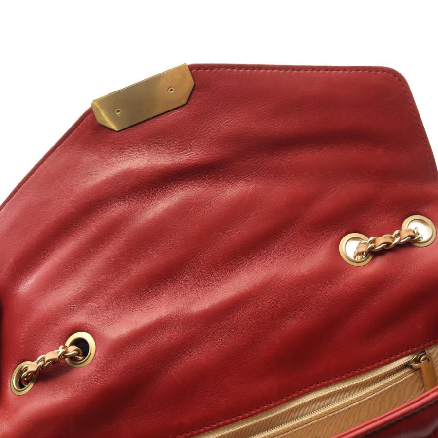 シャネル CHANEL バイアスステッチ ショルダーバッグ バッグ ラムスキン（羊革） レディース ブラック系 【中古】 CHANEL（シャネル） バイアスステッチ ブランドオフ ラムスキン（羊革