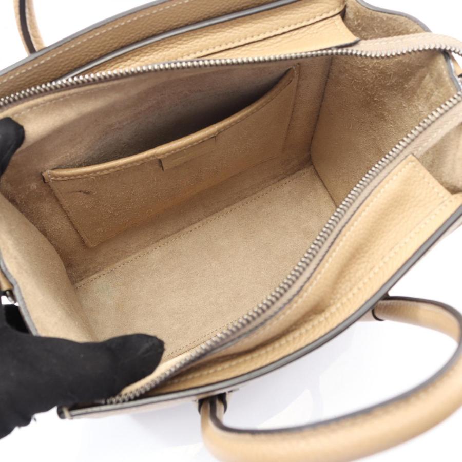 CELINE（セリーヌ） ラゲージ ナノショッパー ブランドオフ レザー