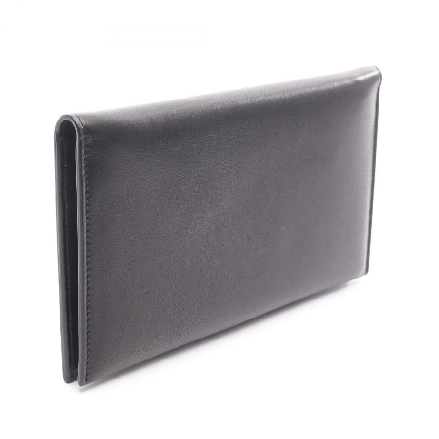 サンローランパリ SAINT LAURENT PARIS 二つ折り長財布 財布 レザー メンズ レディース ブラック系 8006701EL0W1000 【中古】 サンローランパリ ブランドオフ SAINT LAURENT PARIS レザー 二つ折り
