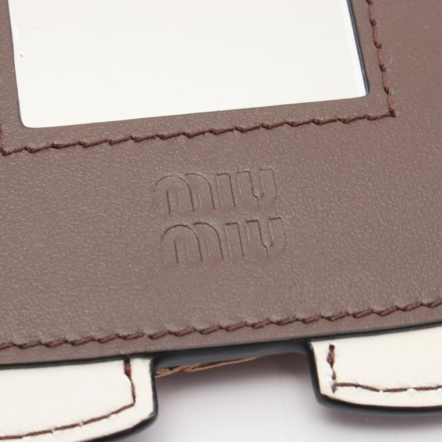 ミュウ トリック ブランドオフ Miu レザー キーホルダー レディース
