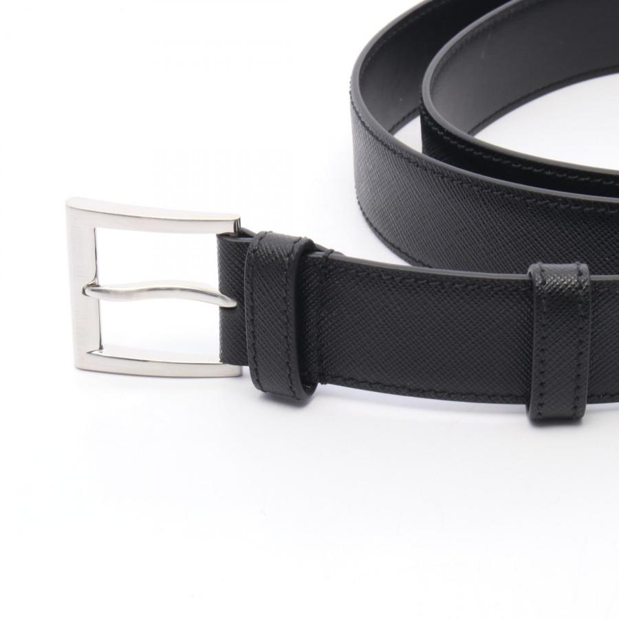 プラダ トライアングルロゴ ブランドオフ PRADA レザー ベルト レザー メンズの画像