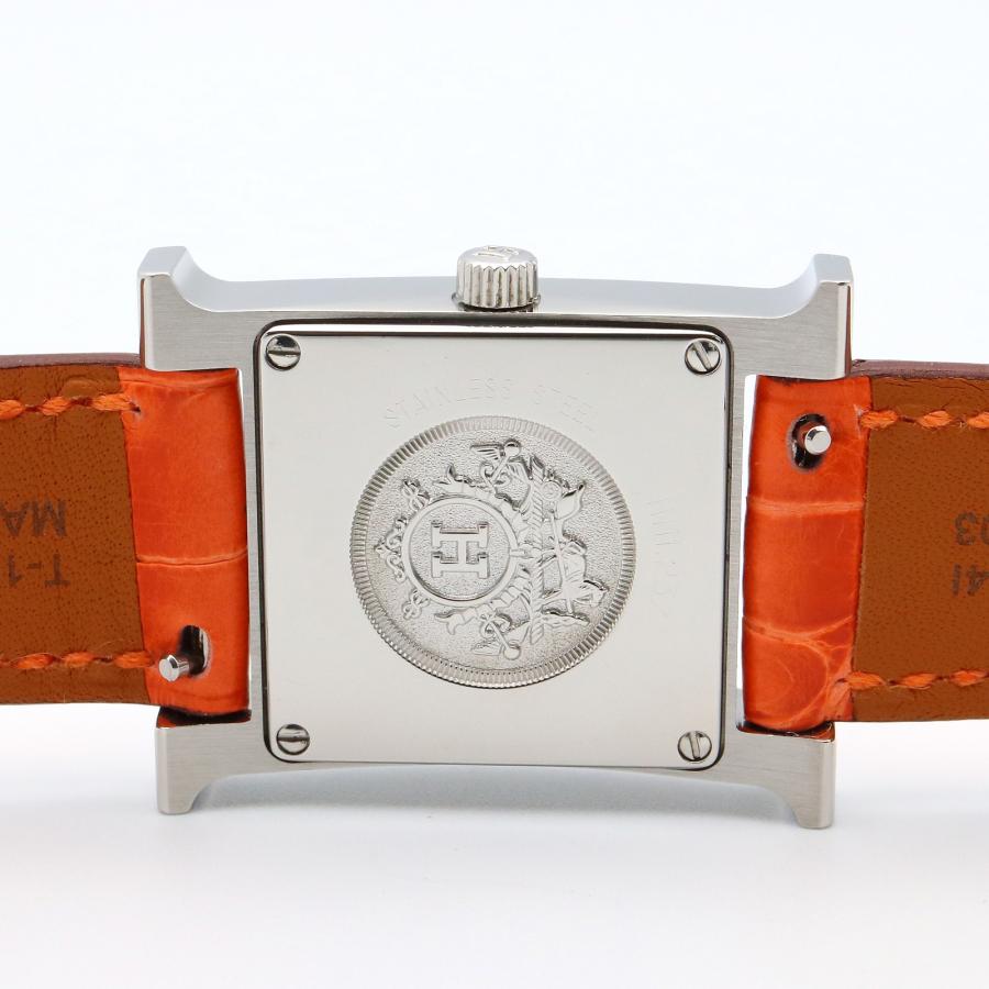 HERMES（エルメス） Hウォッチ ダイヤベゼル ブランドオフ ステンレス