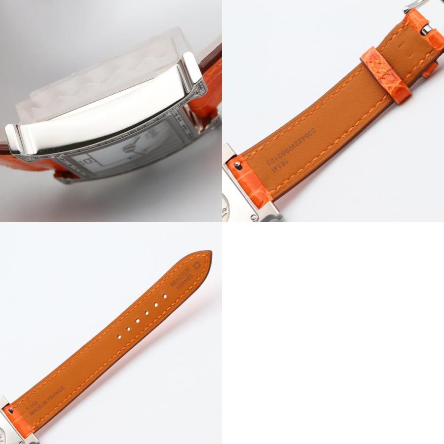 HERMES（エルメス） Hウォッチ ダイヤベゼル ブランドオフ ステンレス