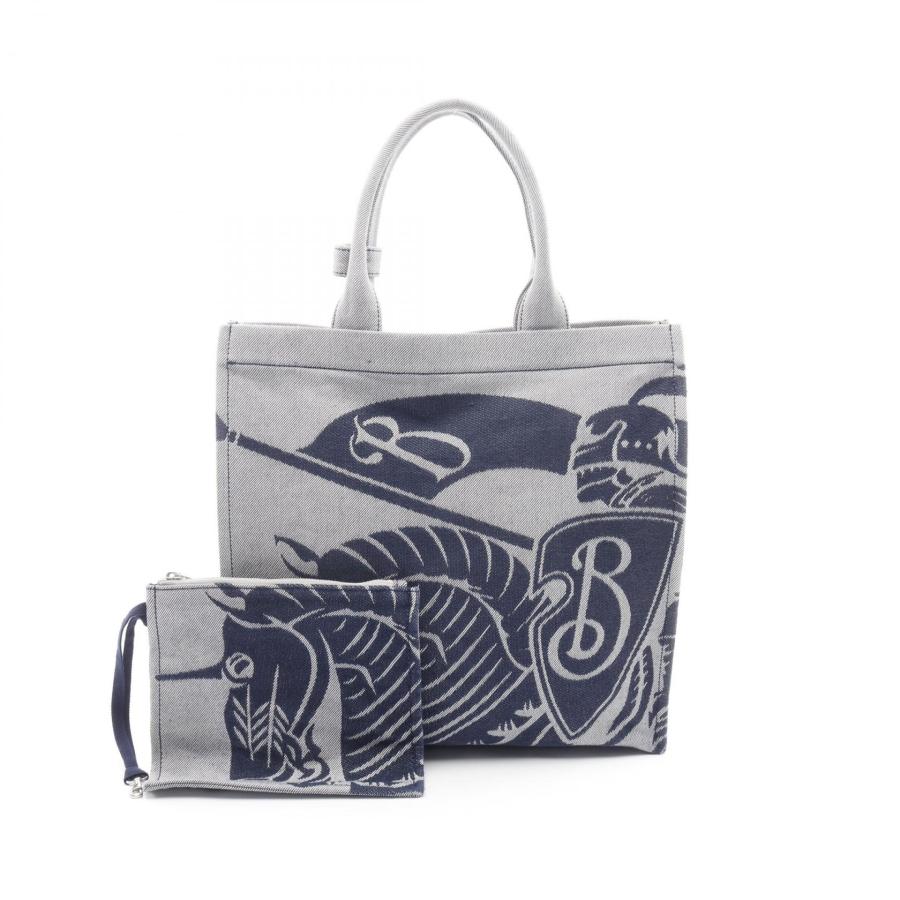 BURBERRY（バーバリー） EKD XL トートバッグ BURBERRY（バーバリー） EKD XL SQUARE TOTE ブランドオフ キャンバス