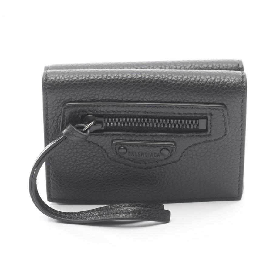 バレンシアガ　黒のミニザイフ BALENCIAGA（バレンシアガ） クラシック ミニ ウォレット ブランドオフ