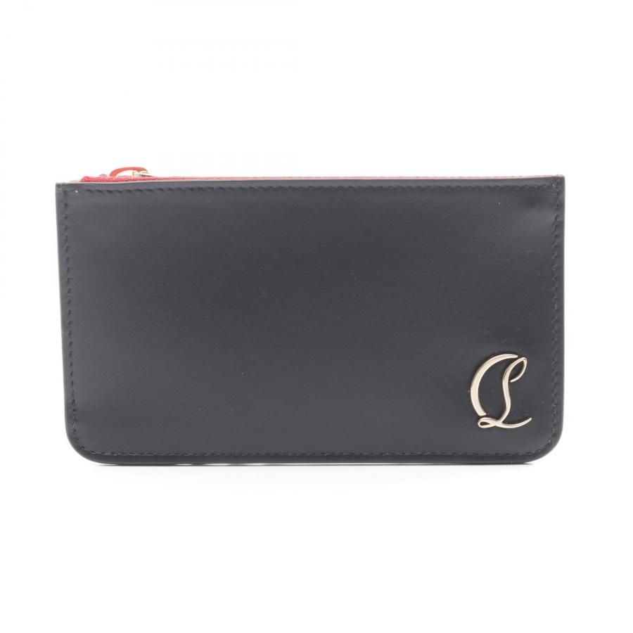 Christian Louboutin ケース ブラック Christian Louboutin（クリスチャンルブタン） LOUBI54 ZIPPED CARD