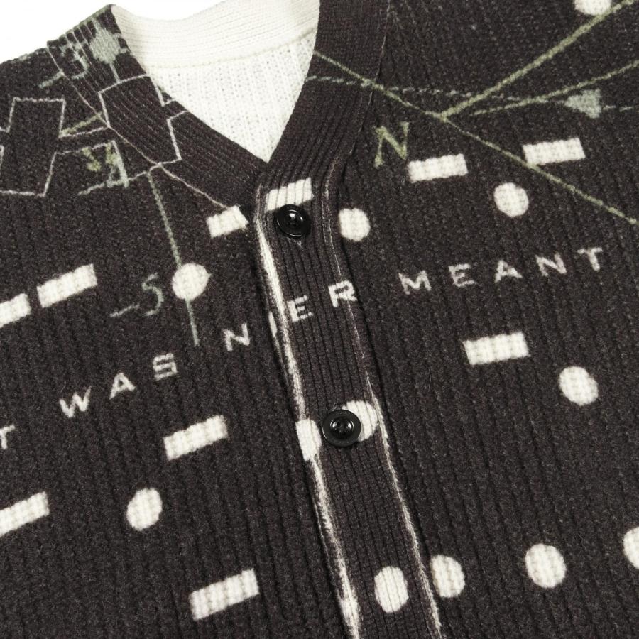sacai（サカイ） × INTERSTELLAR ブランドオフ ウール カーディガン 