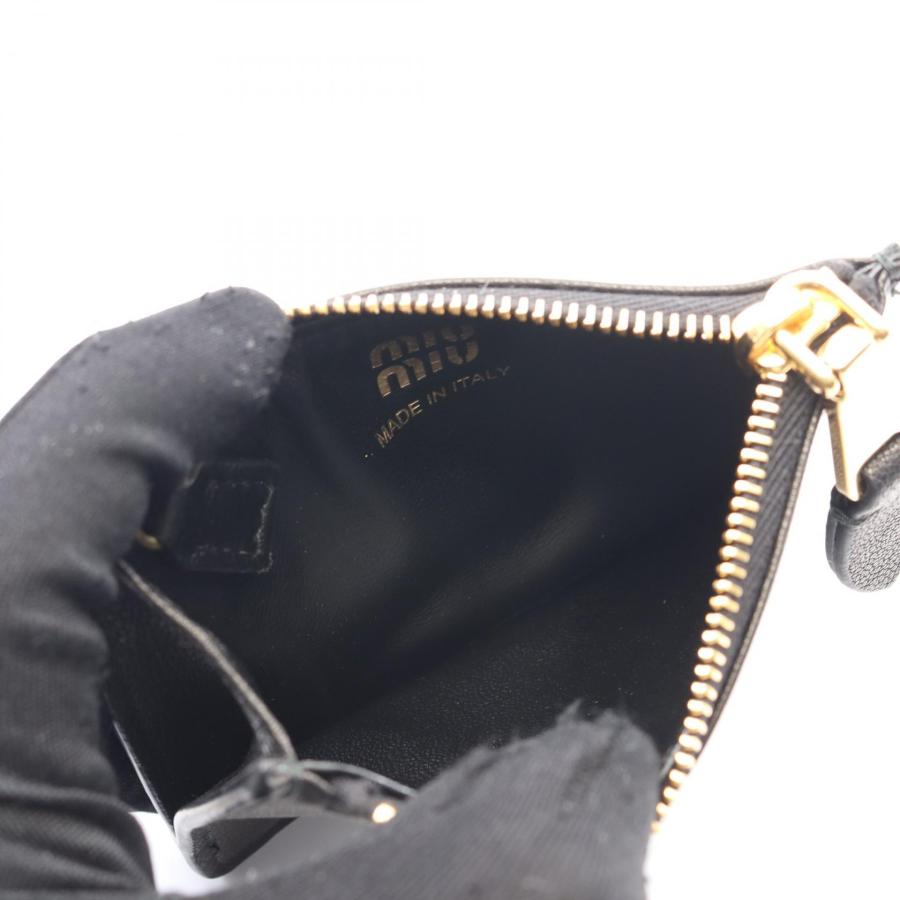 爆買 ミュウ ミュウ NAPPA AVIATOR ブランドオフ Miu Miu レザー コインケース レザー レディースの画像