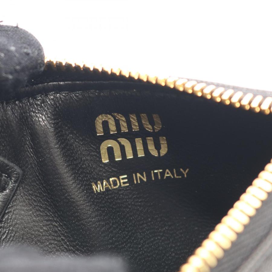 爆買 ミュウ ミュウ NAPPA AVIATOR ブランドオフ Miu Miu レザー コインケース レザー レディースの画像