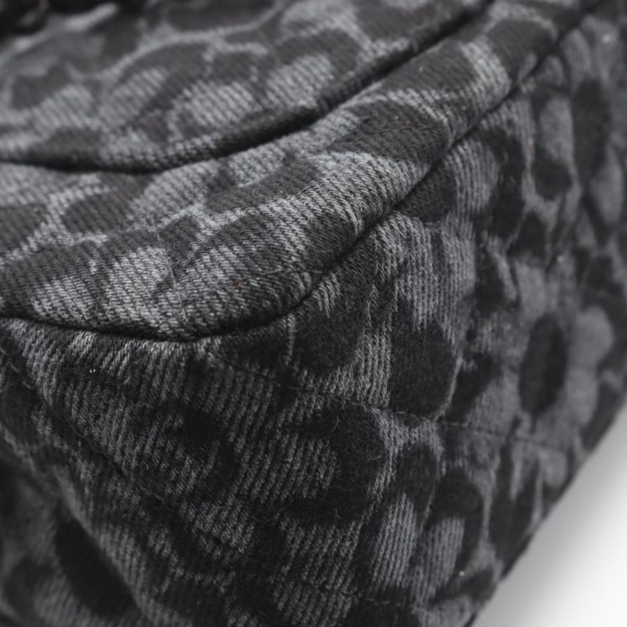 シャネル ミニマトラッセ20 ブランドオフ CHANEL デニム ショルダーバッグ プリントデニムキャンバス 中古 レディースの画像