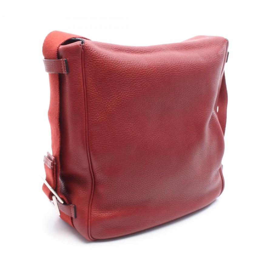 エルメス HERMES チベット バーティカルMM ルージュガランス ショルダーバッグ バッグ トリヨンクレマンス トリヨンクレマンス メンズ レッド系 【中古】 HERMES（エルメス） チベット バーティカルMM ルージュガランス