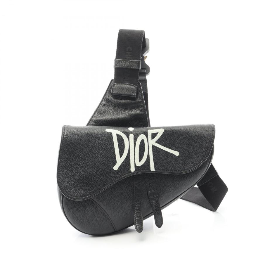美品⭐︎ クリスチャン ディオール Dior ウエストバッグ ボディバッグ ディオール Christian Dior × STUSSY SADDLE サドル ブランドオフ