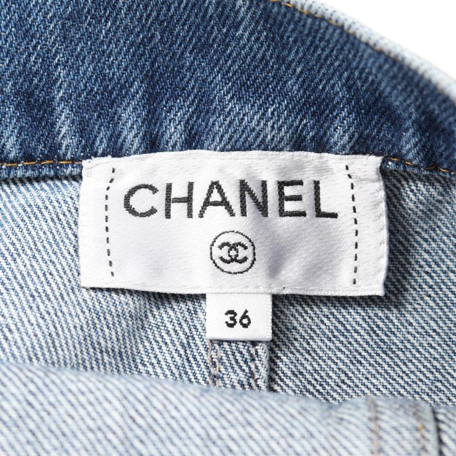 シャネル ココマークボタン ブランドオフ CHANEL コットン スカート 中古 レディース_2