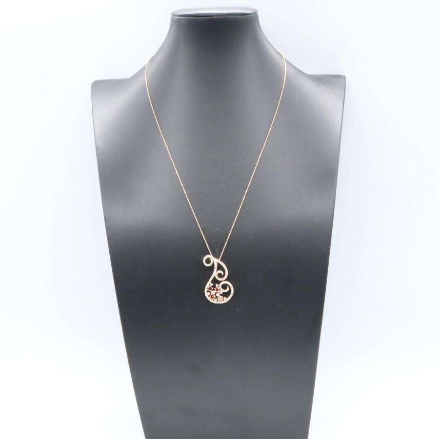 ジュエリー ダイヤモンド ネックレス ブランドオフ JEWELRY K18PG