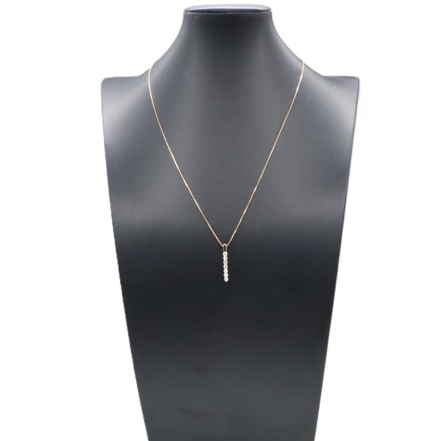 ジュエリー ダイヤモンド ネックレス ブランドオフ JEWELRY K18PG