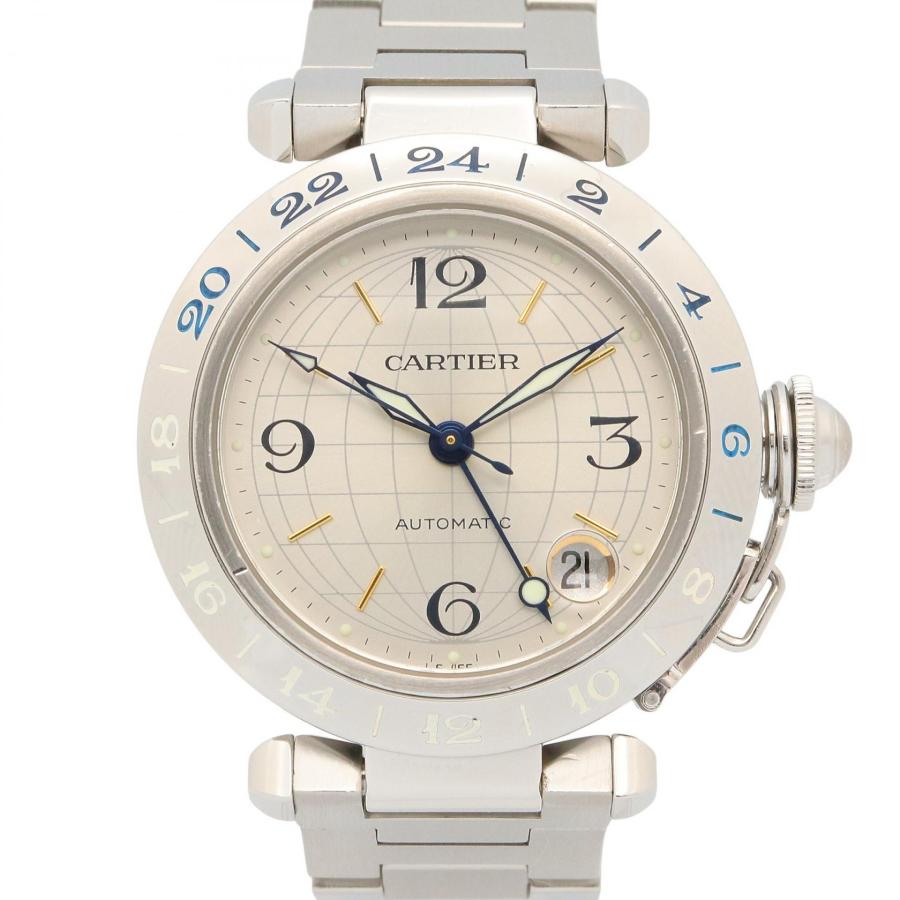 カルティエ　パシャ　メリディアン　シルバー　ステンレス　Cartier 腕時計 Cartier（カルティエ） パシャC メリディアン ブランドオフ ステンレス
