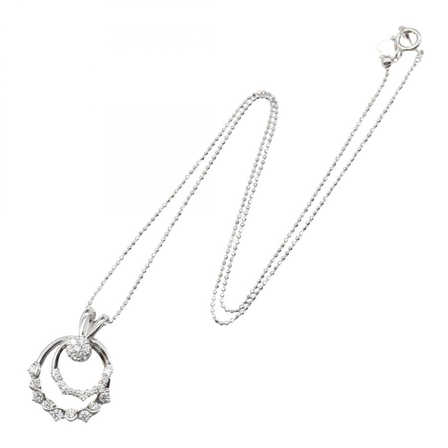 ジュエリー ダイヤモンド ネックレス ブランドオフ JEWELRY K18WG