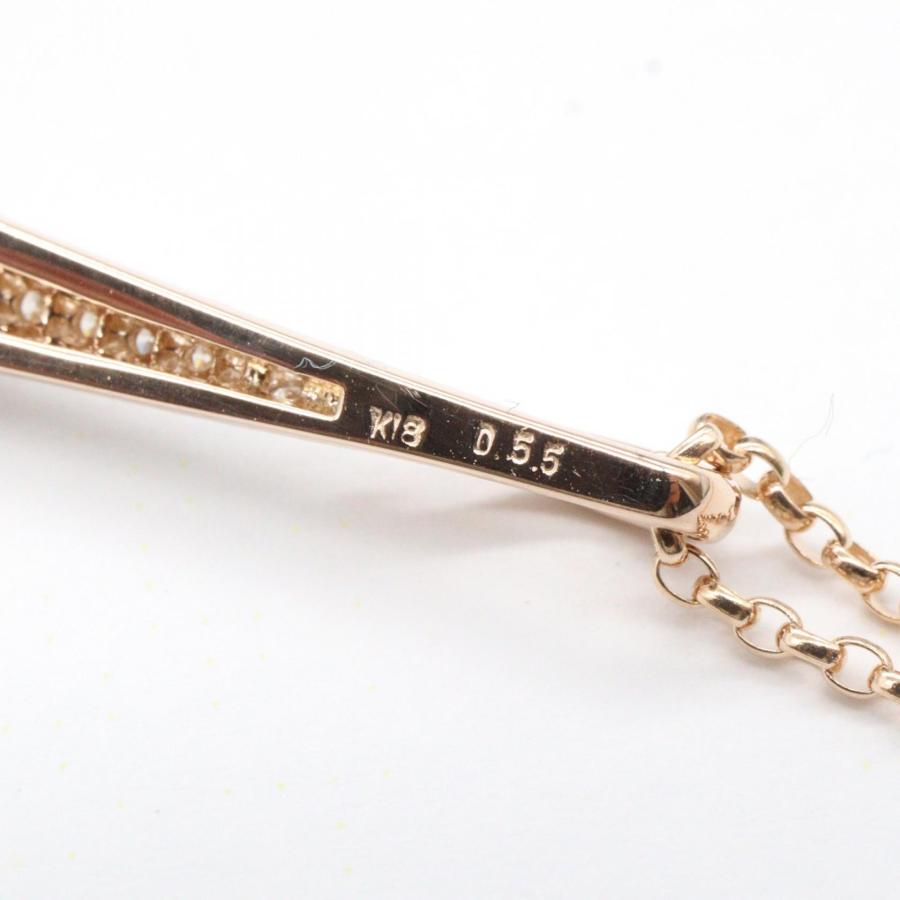 爆買 ジュエリー ダイヤモンド ネックレス ブランドオフ JEWELRY K18PG