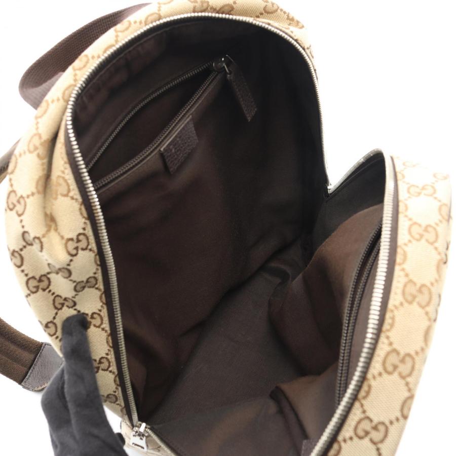 ♡未使用♡ GUCCI GG柄 リュック バックパック キャンバス レザー GUCCI（グッチ） GGキャンバス ブランドオフ キャンバス リュック