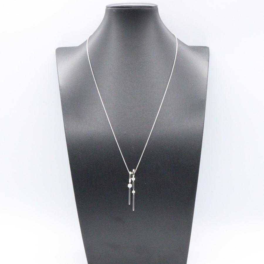 タサキ ダイヤ ネックレス ブランドオフ TASAKI K18WG（ホワイト 