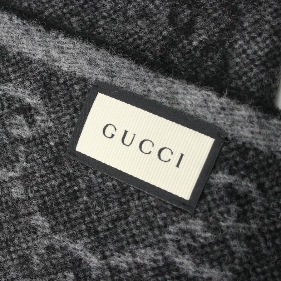GUCCI（グッチ） GG柄 ブランドオフ ウール マフラー ウール