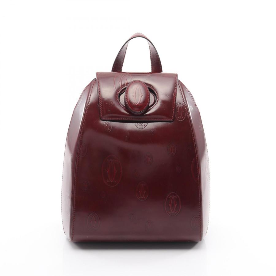 美品 Cartier カルティエ ハッピーバースデー バッグパック リュック Cartier（カルティエ） ハッピーバースデー ブランドオフ レザー