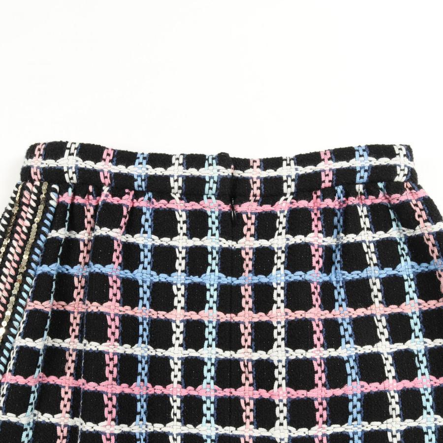 【美品】　CHANEL　シャネル　ココマーク　3連ボタン　ツイードスカート　36 CHANEL（シャネル） 爆買 ココマークボタン ツイード ブランドオフ