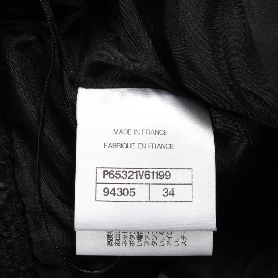 シャネル ココマークボタン ツイード ブランドオフ CHANEL ウール スカート 中古 レディース_3