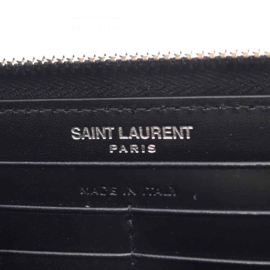 サンローランパリ SAINT LAURENT PARIS モノグラム ラウンド長財布 ラウンド長財布 財布 レザー メンズ レディース ブラック系 6174150SX0E1000 【新品】 サンローランパリ モノグラム ラウンド長財布 ブランドオフ SAINT
